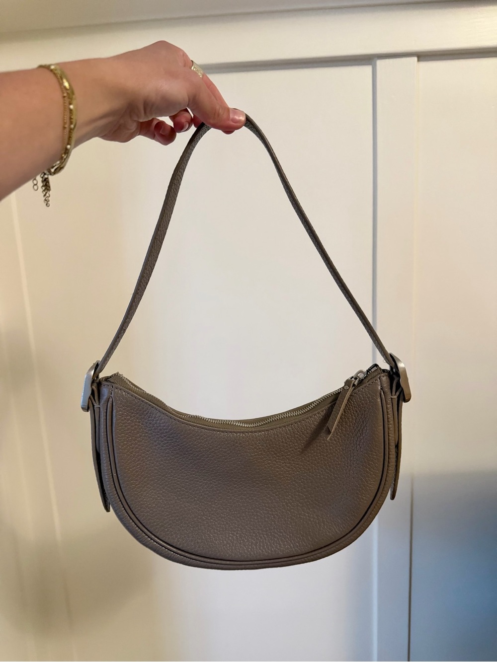 Quince Estelle Mini Shoulder Bag in Mink